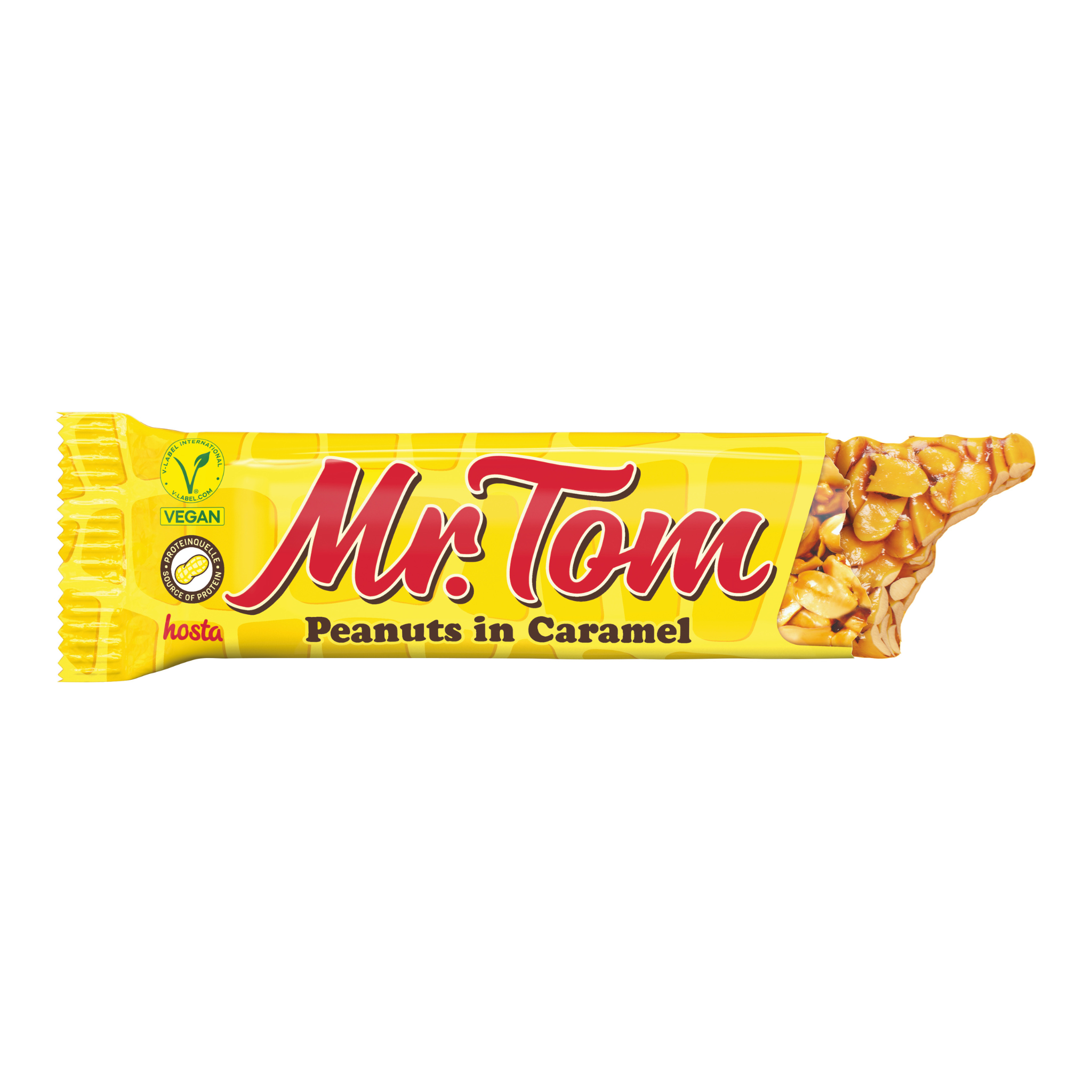 Produktbild von einem angebissenen Mr. Tom