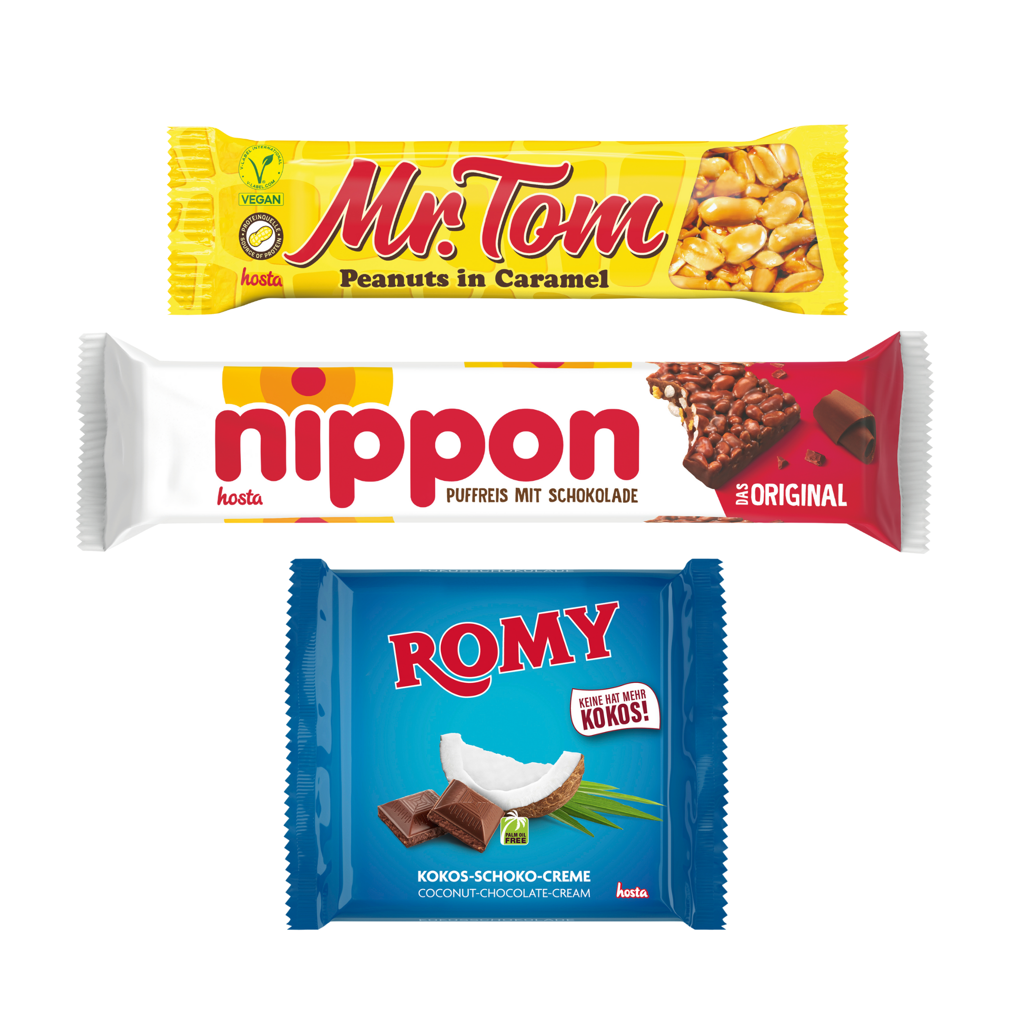 Produktbild von Mr. Tom, Nippon und Romy