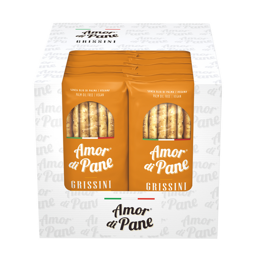 Produktbild von einer Amor di Pane Grissini Sesamo‑Displaybox