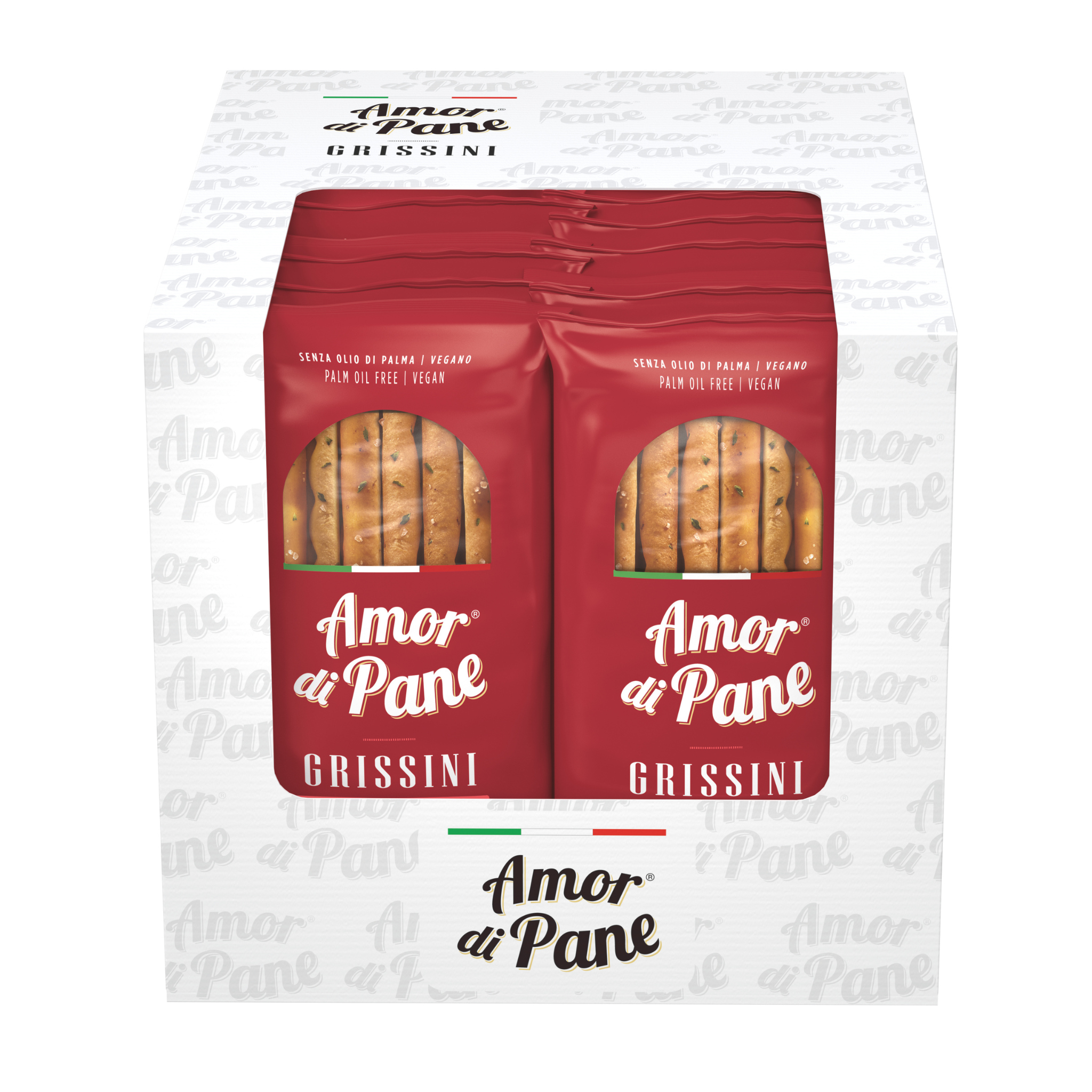 Produktbild von Amor di Pane Grissini Gusto Pizza‑Displaybox